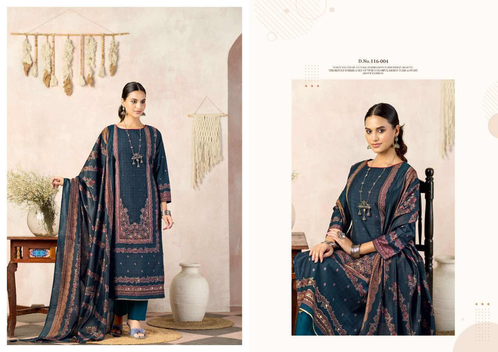 AZARA CLASSIC TOUCH VOL 5 CLASSIC TREND VERTICAN PRINT SALWAR SUIT CATALOGUE WORLDWIDE